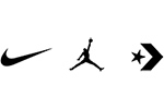 Nike, Jordan, Converse